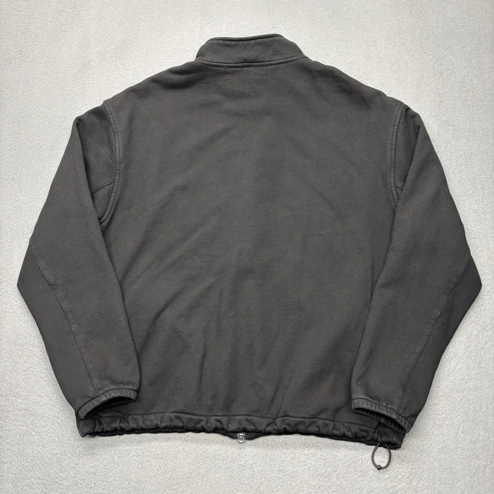 KITH Cotton Jacket Black Full Zip Pockets Mesh Lined Casual Streetwear‎